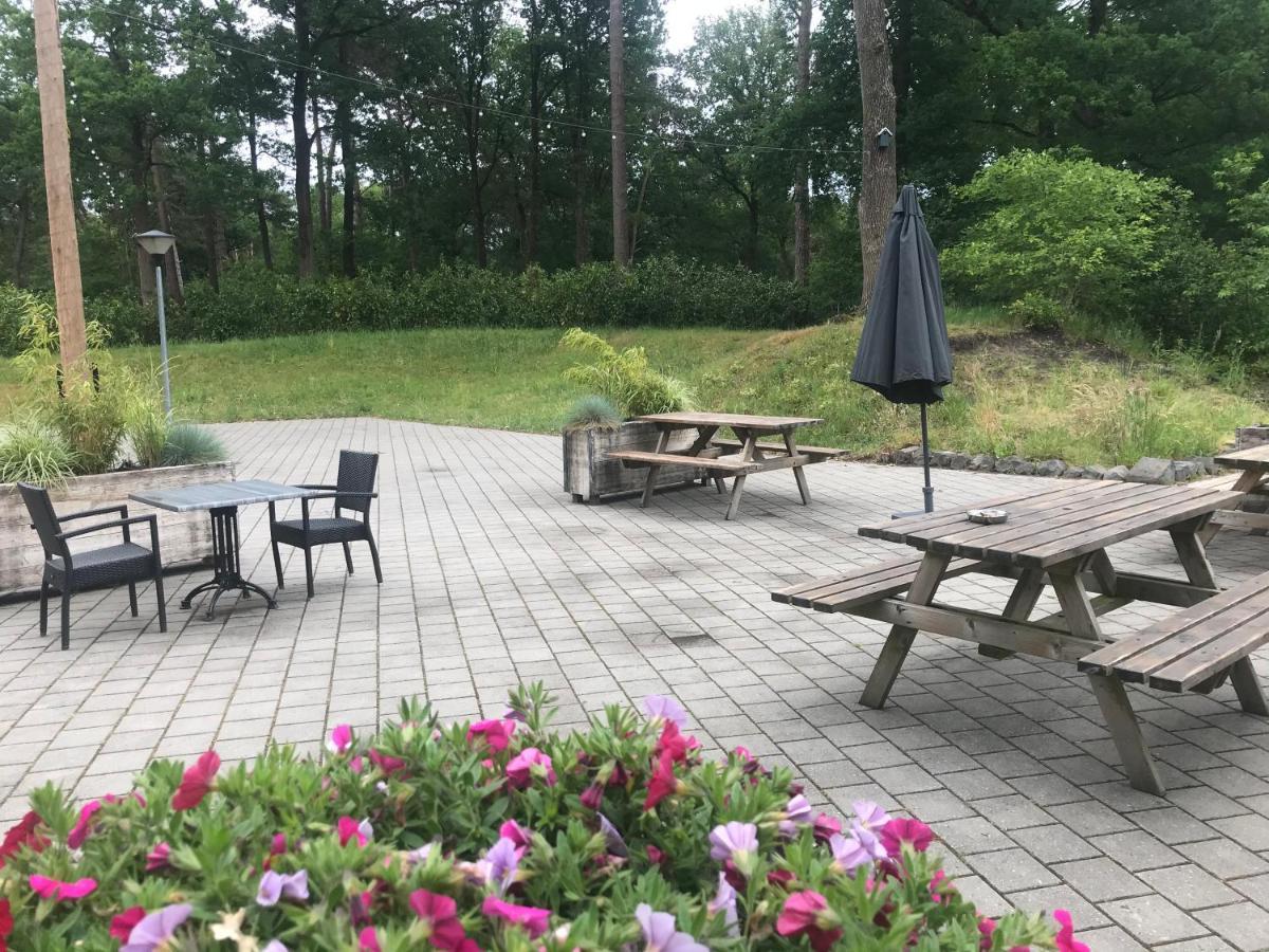 Wulft 47: Sunny 6-Person Chalet with Pool in Forest Campground IJhorst Exterior photo